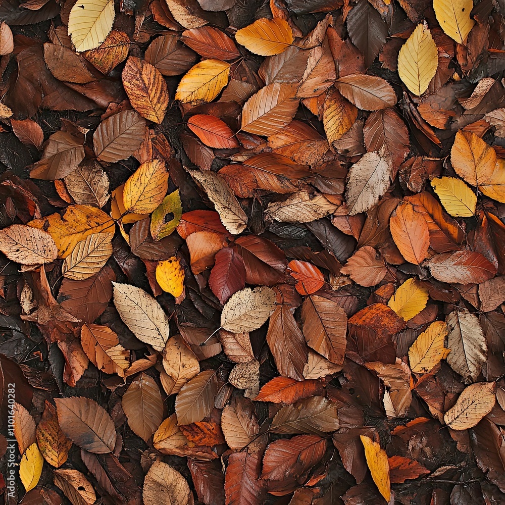Fallen autumn leaves, brown, gold, textured ground. Fallen autumn leaves, brown, gold, textured ground.