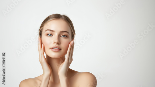 スキンケアイメージの女性