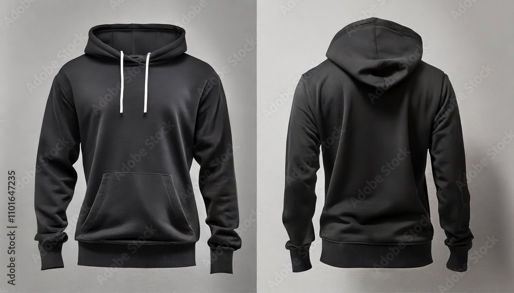 Versatile Set of Black Front and Back View T-Shirts, Hoodies, and Sweatshirts with Transparent Background Cutout – Ideal for Mockups, Apparel Design, and E-Commerce Showcasing Versatile Set of Black Front and Back View T-Shirts, Hoodies, and Sweatshirts with Transparent Background Cutout – Ideal for Mockups, Apparel Design, and E-Commerce Showcasing