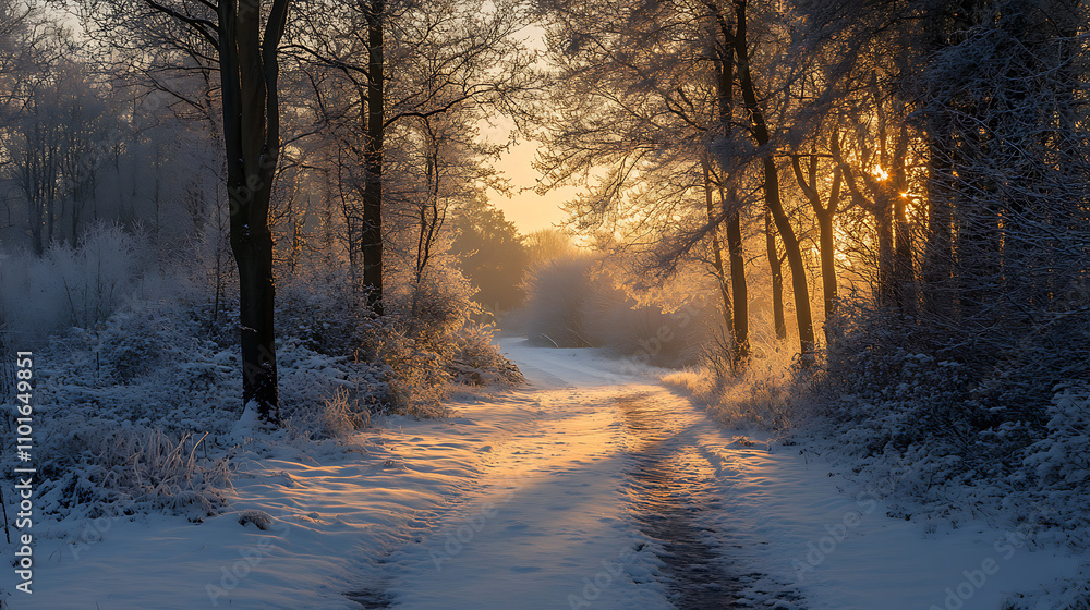 sunrise in the forest sunrise in the forest
