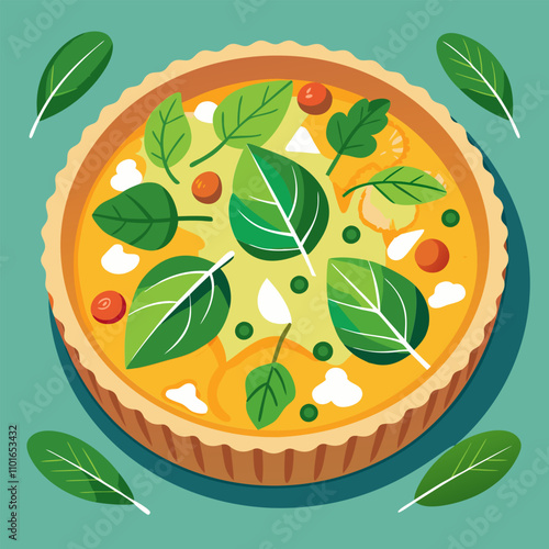 Savory Quiche with Green Vegetables: A Delicious Vegetarian Recipe