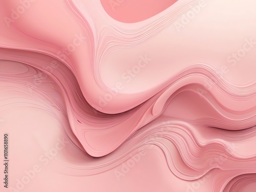 Abstract Pink Swirls: A Serene Visual Symphony