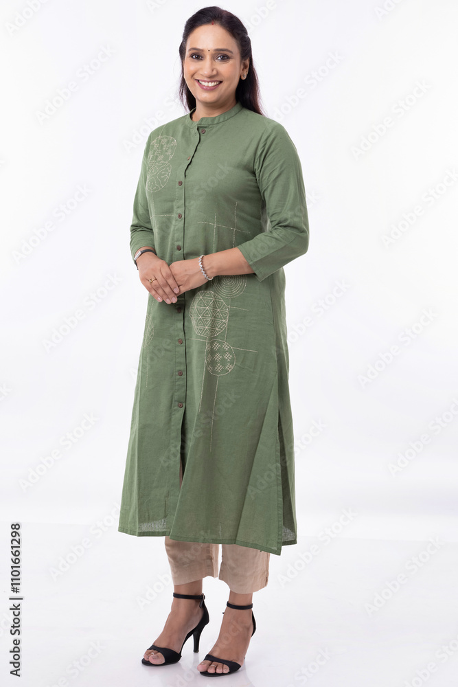 Beautiful Indian woman portrait isolated on white background. Beautiful Indian woman portrait isolated on white background.