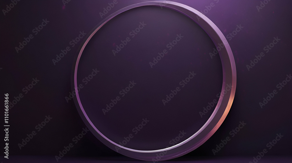 A large, translucent circle placed off-center against a solid deep purple background. Abstract Background/Wallpaper A large, translucent circle placed off-center against a solid deep purple background. Abstract Background/Wallpaper