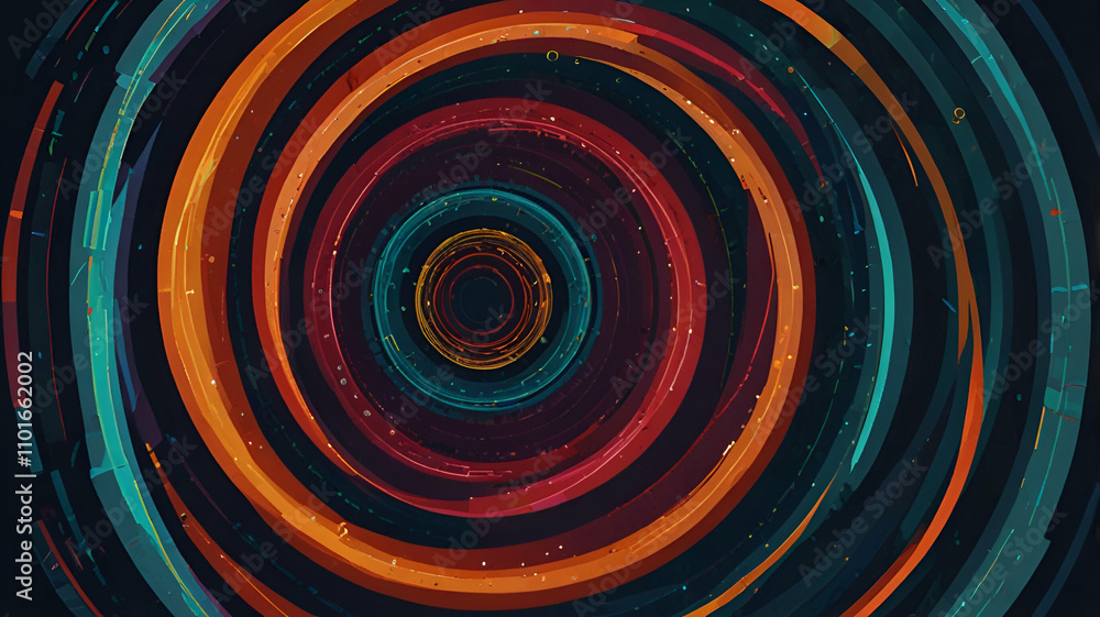 A series of thin lines arranged in a spiraling pattern creating a circular form. Abstract Background/Wallpaper A series of thin lines arranged in a spiraling pattern creating a circular form. Abstract Background/Wallpaper