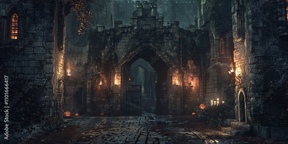 Halloween Banquet in a Gothic Castle, Enchanted Halloween Eve in a Fortress, Mystic Halloween Ball in a Castle
Halloween Banquet in a Gothic Castle, Enchanted Halloween Eve in a Fortress, Mystic Halloween Ball in a Castle