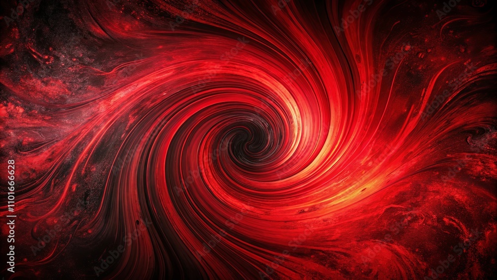 Abstract Red and Black Swirling Vortex Design Intense Color and Dynamic Movement Abstract Red and Black Swirling Vortex Design Intense Color and Dynamic Movement