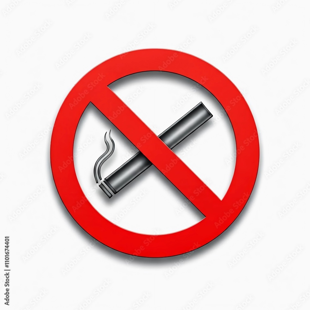 No smoking sign isolated white background. No smoking sign isolated white background.