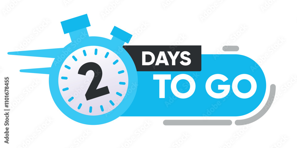 Countdown icon with Countdown icon with