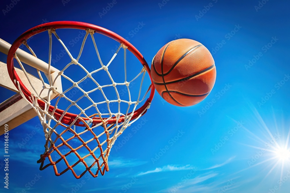 Basketball Score Success - High-Impact Shot Basketball Score Success - High-Impact Shot