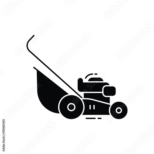 Lawn Mover vector icon