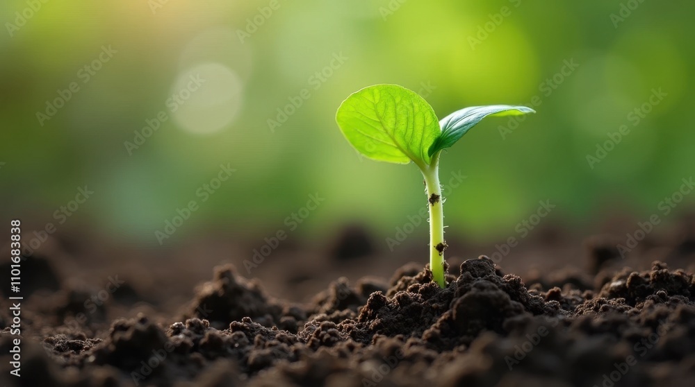 Sprout Growing from Soil Sprout Growing from Soil