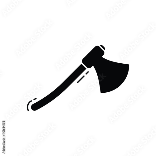 Wood Axe vector icon