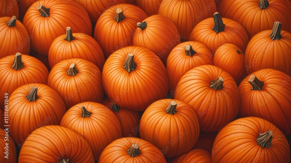 A vibrant collection of pumpkins showcases their rich orange hues and textured surfaces, perfect for autumn-themed designs, harvest festivals, or food-related content A vibrant collection of pumpkins showcases their rich orange hues and textured surfaces, perfect for autumn-themed designs, harvest festivals, or food-related content