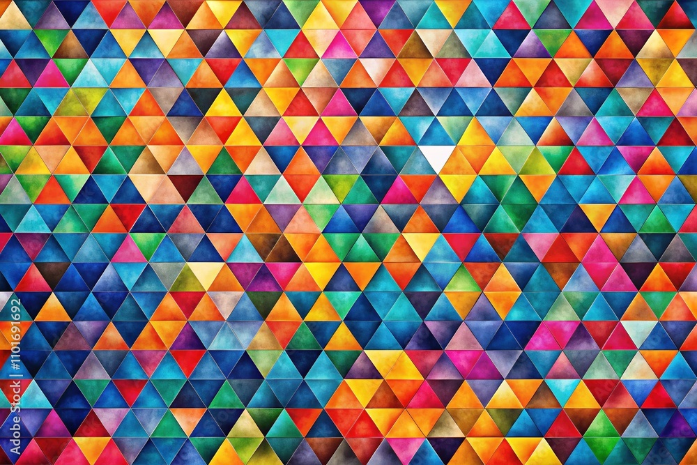 Vibrant Triangles: Abstract Geometric Mosaic Background Vibrant Triangles: Abstract Geometric Mosaic Background