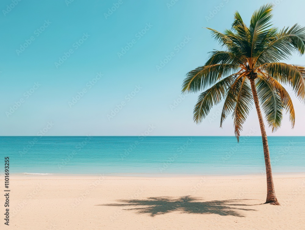 Relaxing day at a palm treelined beach with golden sand and warm breeze coastal paradise serenity Relaxing day at a palm treelined beach with golden sand and warm breeze coastal paradise serenity