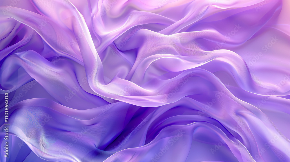 Obraz premium Abstract background with violet silk stripes.