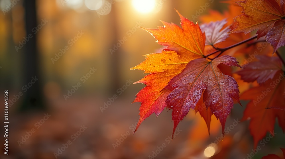 A close-up macro shot of a curled autumn leaf, resembling a canyon. The leaf’s veins form intricate patterns, while golden-orange tones dominate the frame. Tiny water droplets are scattered across it A close-up macro shot of a curled autumn leaf, resembling a canyon. The leaf’s veins form intricate patterns, while golden-orange tones dominate the frame. Tiny water droplets are scattered across it