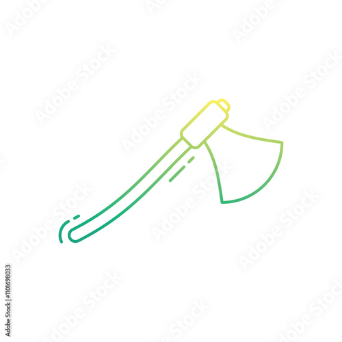 Wood Axe vector icon