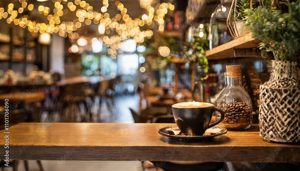 A captivating coffee shop photograph showcasing a warm and inviting setting with a cozy shelf, stylish table arrangement, and charming ambiance, creating the perfect spot to relax and A captivating coffee shop photograph showcasing a warm and inviting setting with a cozy shelf, stylish table arrangement, and charming ambiance, creating the perfect spot to relax and
