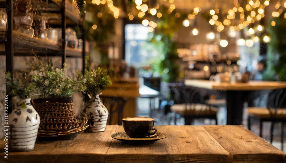 A captivating photograph of a warm and inviting coffee shop, showcasing a stylish shelf and table arrangement, ideal for relaxing moments or creative work, set in an inspiring, cozy A captivating photograph of a warm and inviting coffee shop, showcasing a stylish shelf and table arrangement, ideal for relaxing moments or creative work, set in an inspiring, cozy