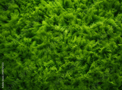 close up of green grass photo