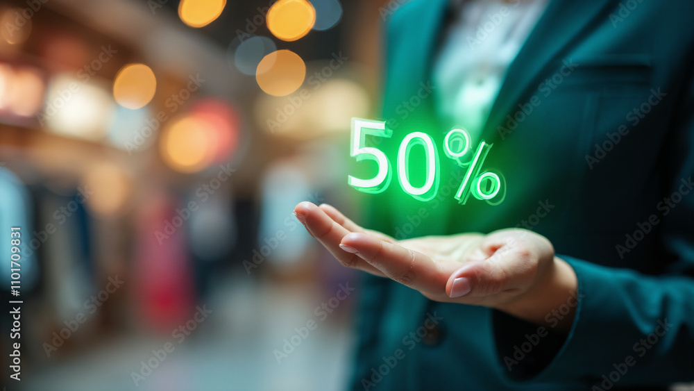 Elegant Hand Showcasing Digital Discount Symbol: Perfect for E-commerce, Retail Promotions, and Marketing Campaigns Elegant Hand Showcasing Digital Discount Symbol: Perfect for E-commerce, Retail Promotions, and Marketing Campaigns