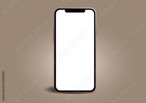 Smartphone. Mobile phone. Telephone. Realistic vector illustration.