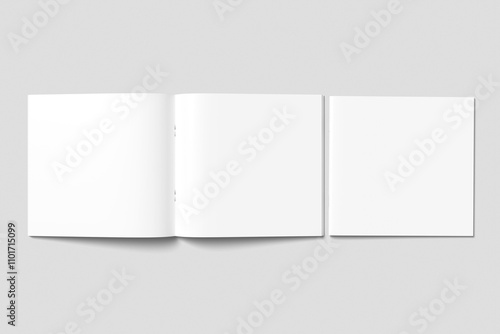 Square Brochure Mockup
