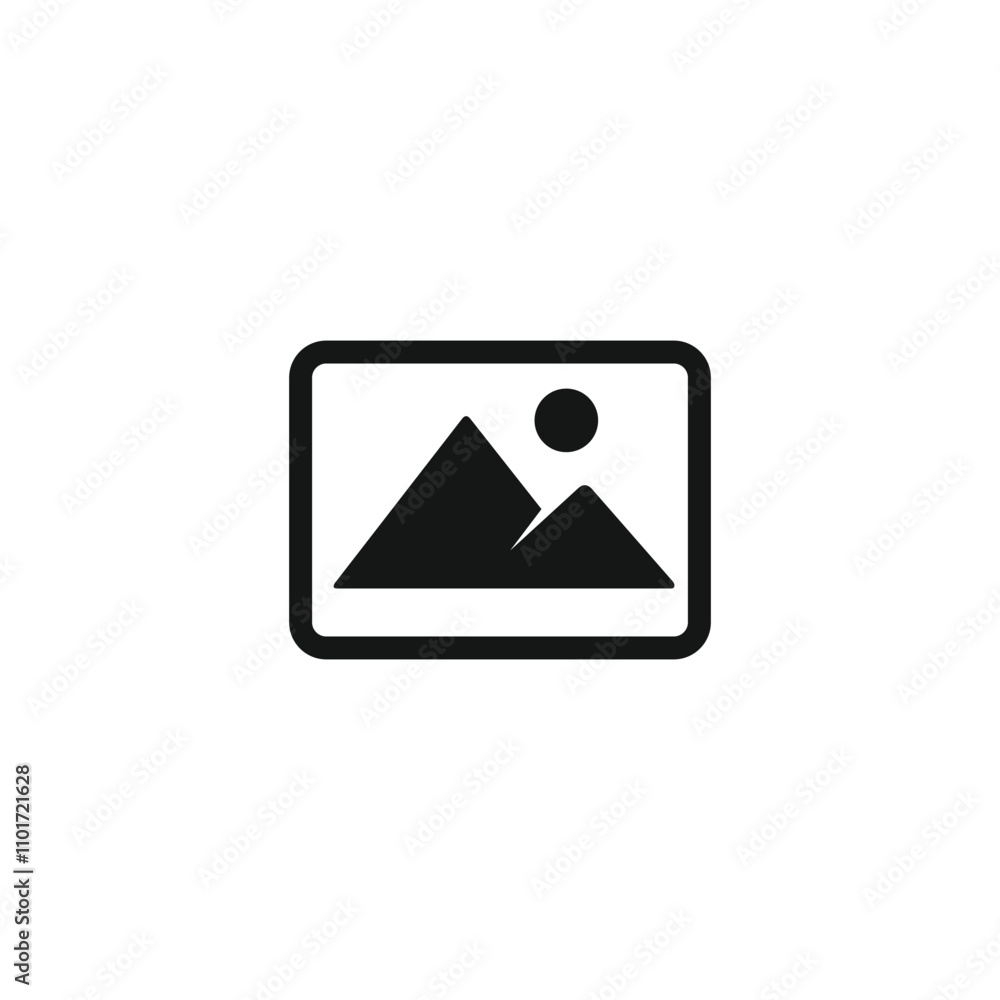 Gallery image icon template vector illustration Gallery image icon template vector illustration