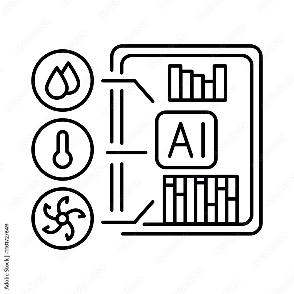 IOT color line icon. Smart agriculture. IOT color line icon. Smart agriculture.