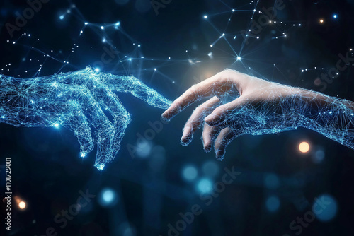 hand of the person in the dark