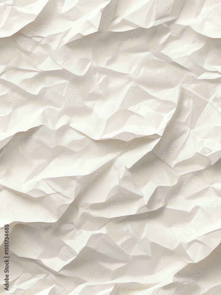 Abstract Crumpled Paper Texture: A Study in Light and Shadow Abstract Crumpled Paper Texture: A Study in Light and Shadow
