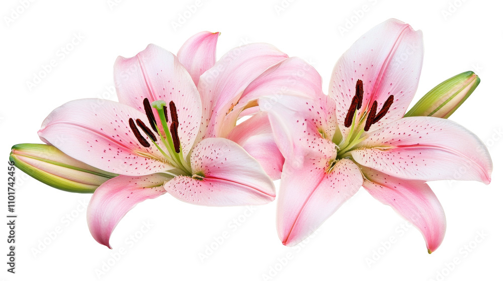 Lily flower blossoms Lily flower blossoms