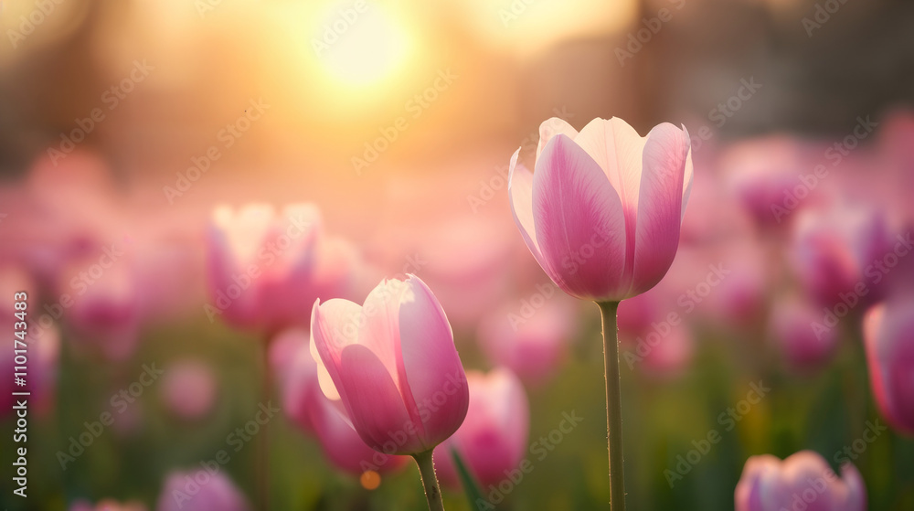 Vibrant Garden in Spring Bloom Vibrant Garden in Spring Bloom