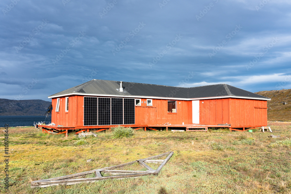 Hills and mountains on the Arctic Circle Trail which links Kangerlussuaq and Sisimiut, Greenland