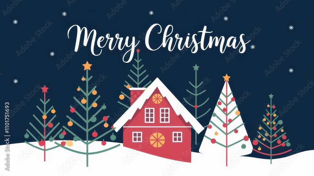 Fototapeta premium Merry Christmas