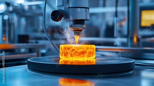 Heat-Resistant Glue Undergoing Extreme Condition Testing in a Laboratory Setting photo