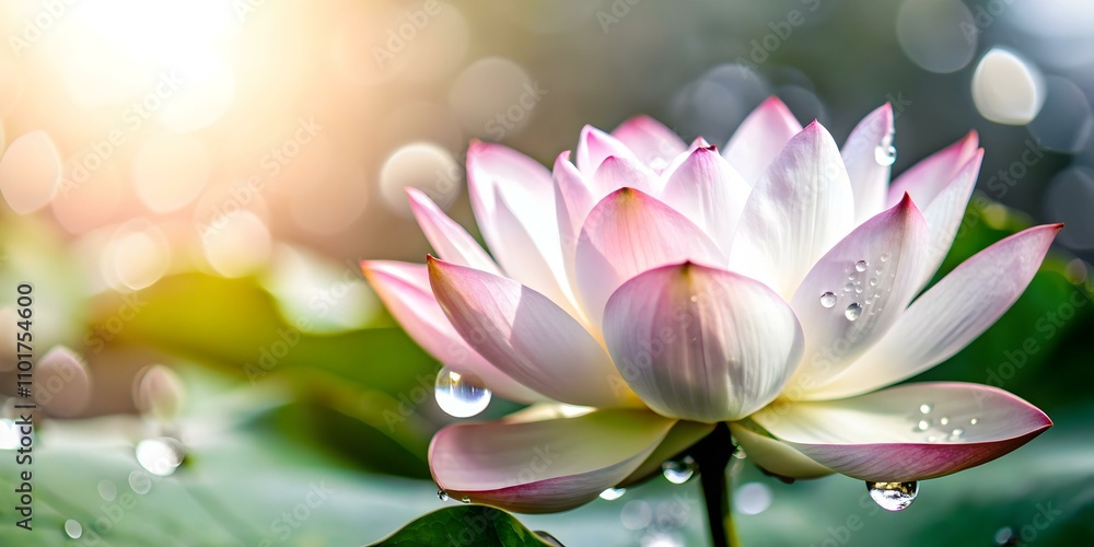 Water Droplets Close Up on Lotus Flower Macro Photo Stock Serenity Mindfulness Copy Space Nature Water Droplets Close Up on Lotus Flower Macro Photo Stock Serenity Mindfulness Copy Space Nature