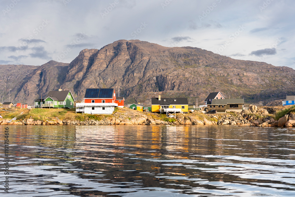 Hills and mountains on the Arctic Circle Trail which links Kangerlussuaq and Sisimiut, Greenland