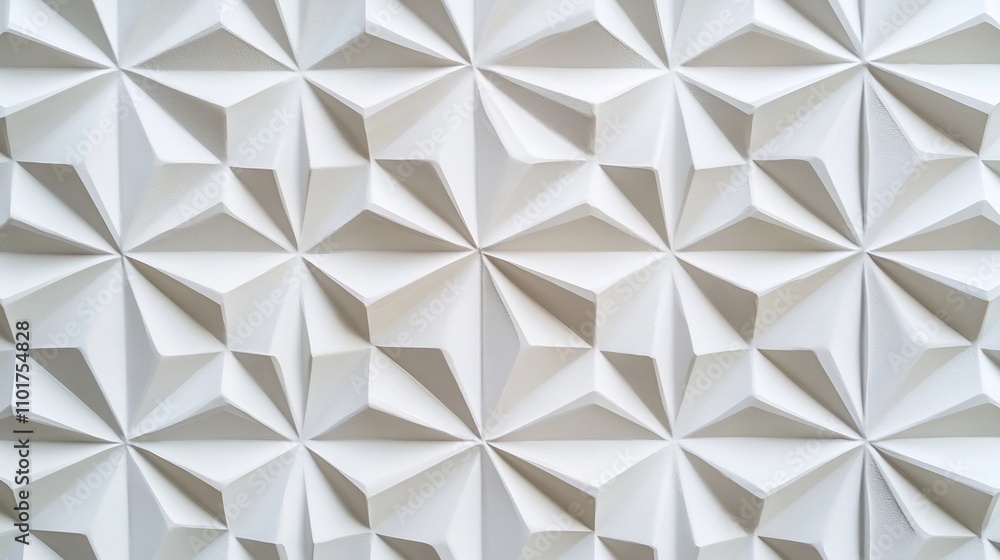Sleek White Geometric 3D Patterns for Modern Minimal Architectural Design Sleek White Geometric 3D Patterns for Modern Minimal Architectural Design