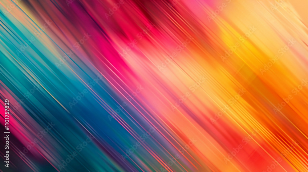 Abstract colorful background with diagonal stripes and a gradient. Abstract colorful background with diagonal stripes and a gradient.