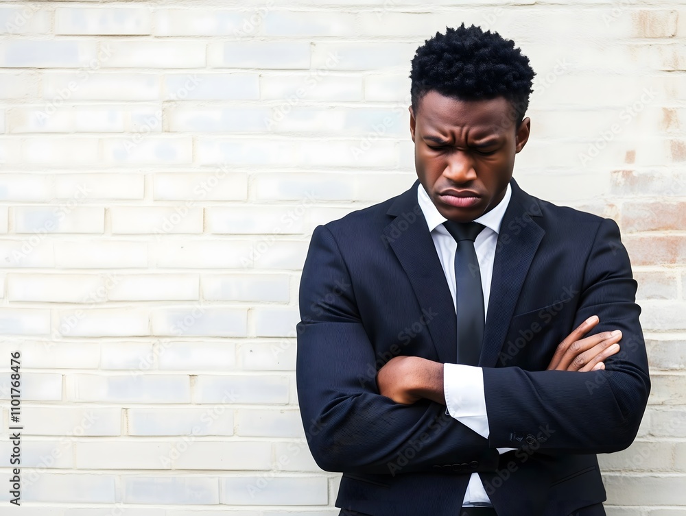 frustrated unhappy professional Businessman Black Man Serious frustrated unhappy professional Businessman Black Man Serious