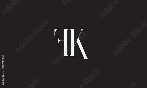 FK, KF, F, K Abstract Letters Logo Monogram photo