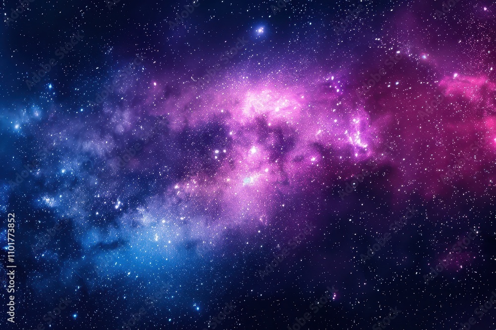 Colorful and vivid representation of deep space with stars and nebulas. Colorful and vivid representation of deep space with stars and nebulas.