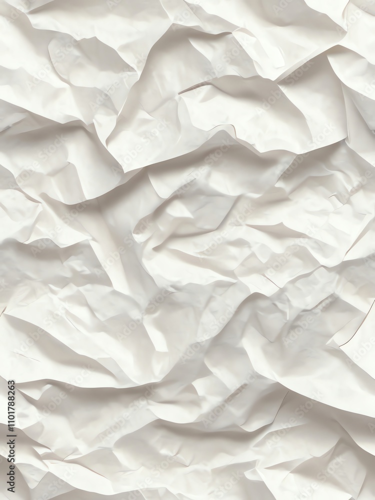 Abstract Crumpled Paper Texture: A Study in Light and Shadow Abstract Crumpled Paper Texture: A Study in Light and Shadow