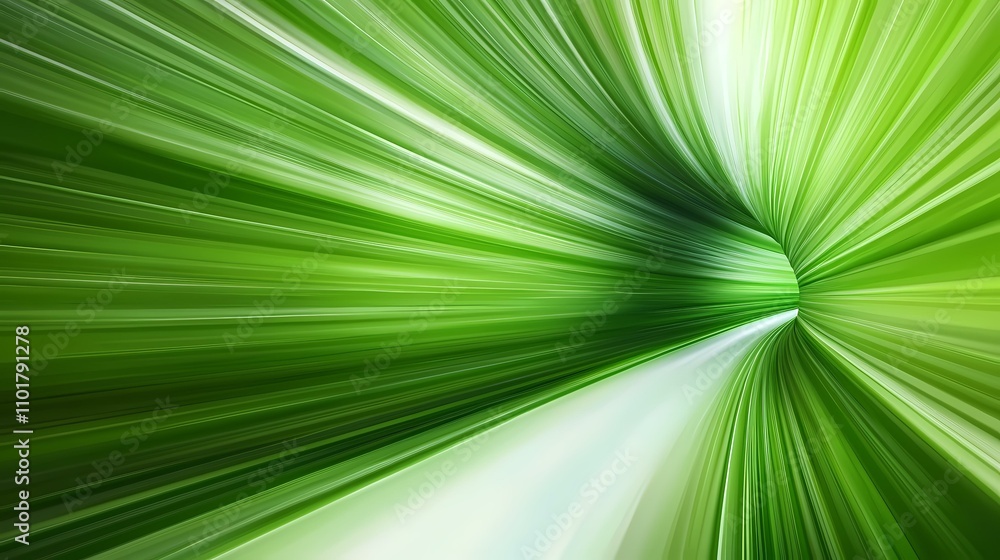 The image shows an abstract representation of a tunnel or vortex with radiating green and white lines creating a speed or motion effect. The image shows an abstract representation of a tunnel or vortex with radiating green and white lines creating a speed or motion effect.