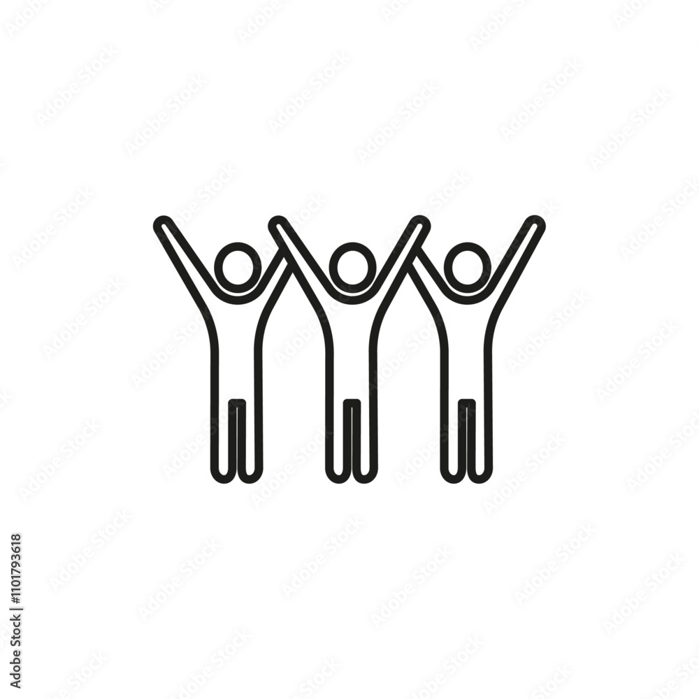 celebration icon flat line symbol set. celebration icon flat line symbol set.