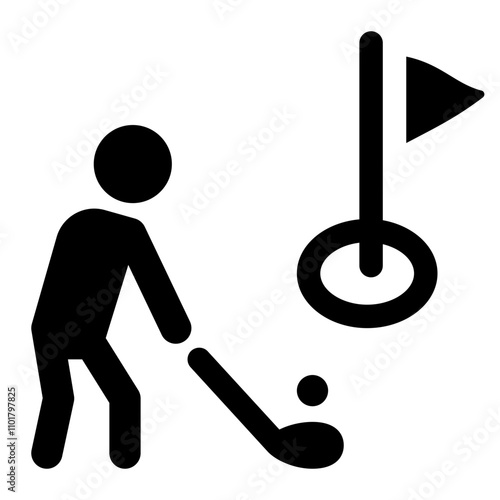 Golf Player Icon