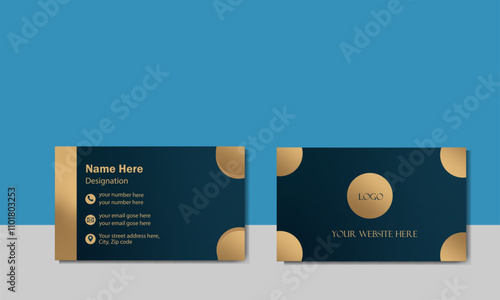 Minimal modern simple business card  and name  card design for corporate business.